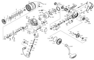 画像1: 【ダイワ純正お取り寄せパーツ：納期1ヶ月】22イグジスト PC LT2500　製品コード：00061097