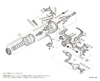 【シマノ純正お取り寄せパーツ：納期1ヶ月】17セドナ 4000　商品コード：036872