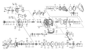 画像1: 【ダイワ純正お取り寄せパーツ：納期1ヶ月】22スティーズ A II TW 1000HL　製品コード：00613385