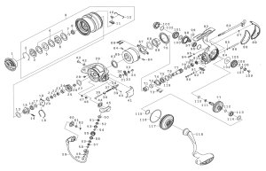 画像1: 【ダイワ純正お取り寄せパーツ：納期1ヶ月】22イグジスト LT3000-H　製品コード：00061113