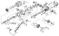 【ダイワ純正お取り寄せパーツ：納期1ヶ月】18イグジスト LT2500S-XH-DH　製品コード：00055725