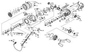 画像1: 【ダイワ純正お取り寄せパーツ：納期1ヶ月】18イグジスト LT2500S-XH-DH　製品コード：00055725