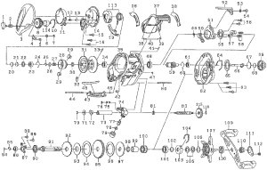 画像1: 【ダイワ純正お取り寄せパーツ：納期1ヶ月】T3 MX 1016SH-TW　製品コード：00613432