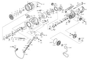 画像1: 【ダイワ純正お取り寄せパーツ：納期1ヶ月】19セルテート LT2500S　製品コード：00060045