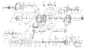 画像1: 【ダイワ純正お取り寄せパーツ：納期1ヶ月】21タトゥーラ TW 400H　製品コード：00630109