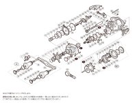 【シマノ純正お取り寄せパーツ：納期1ヶ月】17スティーレSS 151HG　商品コード：036933