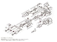 【シマノ純正お取り寄せパーツ：納期1ヶ月】15炎月CT 101PG　商品コード：034441