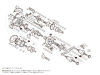 【シマノ純正お取り寄せパーツ：納期1ヶ月】17炎月CT 100HG　商品コード：037534