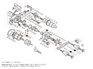 画像1: 【シマノ純正お取り寄せパーツ：納期1ヶ月】15炎月CT 100PG　商品コード：034434