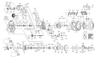 【ダイワ純正お取り寄せパーツ：納期1ヶ月】21バサラIC 150L　製品コード：00621055