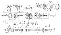 【ダイワ純正お取り寄せパーツ：納期1ヶ月】19ミリオネア CT SV  70HL　製品コード：00630061