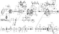 【ダイワ純正お取り寄せパーツ：納期1ヶ月】18キャタリナ IC 100SH　製品コード：00630004