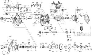 画像1: 【ダイワ純正お取り寄せパーツ：納期1ヶ月】18キャタリナ IC 100SHL　製品コード：00630005