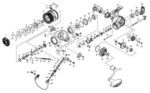 画像1: 【ダイワ純正お取り寄せパーツ：納期1ヶ月】20ルビアス LT4000-CXH　製品コード：00060212