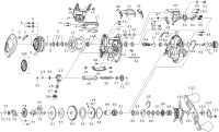 【ダイワ純正お取り寄せパーツ：納期1ヶ月】18紅牙 IC 100P-RM　製品コード：00630000