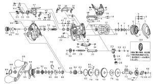 画像1: 【ダイワ純正お取り寄せパーツ：納期1ヶ月】21紅牙 IC 150HL　製品コード：00631016