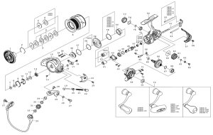 画像1: 【ダイワ純正お取り寄せパーツ：納期1ヶ月】21フリームス FC LT1000S　製品コード：00060260