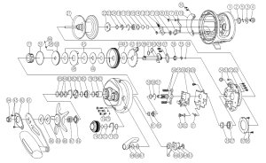 画像1: 【ダイワ純正お取り寄せパーツ：納期1ヶ月】22ソルティガ 15HL　製品コード：00631523