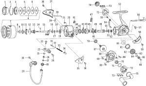 画像1: 【ダイワ純正お取り寄せパーツ：納期1ヶ月】セルテート 07ビンテージC2500R　製品コード：00056022