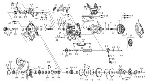 画像1: 【ダイワ純正お取り寄せパーツ：納期1ヶ月】21ティエラ A IC 150HL　製品コード：00631008