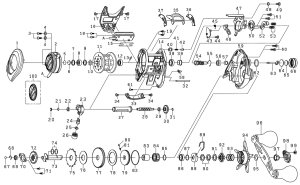 画像1: 【ダイワ純正お取り寄せパーツ：納期1ヶ月】21ティエラ A IC 150H-DH　製品コード：00631009