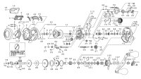 【ダイワ純正お取り寄せパーツ：納期1ヶ月】21ソルティガ IC 100P-DH　製品コード：00631500