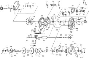 画像1: 【ダイワ純正お取り寄せパーツ：納期1ヶ月】14スパルタン TW 150H　製品コード：00615038