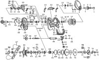 【ダイワ純正お取り寄せパーツ：納期1ヶ月】16スパルタン RT TW 100XH-L　製品コード：00615055