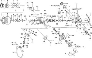 画像1: 【ダイワ純正お取り寄せパーツ：納期1ヶ月】05 イグジスト 3000　製品コード：00055286