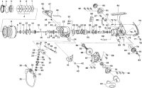 【ダイワ純正お取り寄せパーツ：納期1ヶ月】05 イグジスト 2508R　製品コード：00055284