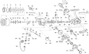 画像1: 【ダイワ純正お取り寄せパーツ：納期1ヶ月】06フリームス KIX1500　製品コード：00055430