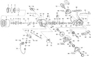 画像1: 【ダイワ純正お取り寄せパーツ：納期1ヶ月】06フリームス KIX2004　製品コード：00055436