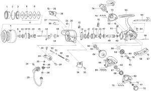 画像1: 【ダイワ純正お取り寄せパーツ：納期1ヶ月】06フリームス KIX4000　製品コード：00055435