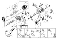 【ダイワ純正お取り寄せパーツ：納期1ヶ月】23レガリス LT5000-CXH　製品コード：00060370