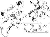 【ダイワ純正お取り寄せパーツ：納期1ヶ月】18レガリス LT3000S-C-DH　製品コード：00060017