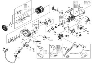 画像1: 【ダイワ純正お取り寄せパーツ：納期1ヶ月】20レブロス LT3000-CH　製品コード：00060067