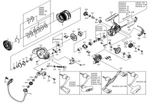 画像1: 【ダイワ純正お取り寄せパーツ：納期1ヶ月】20レブロス LT3000D-C　製品コード：00060066