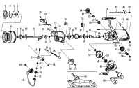 【ダイワ純正お取り寄せパーツ：納期1ヶ月】09レガリス 2000　製品コード：00058181