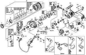 画像1: 【ダイワ純正お取り寄せパーツ：納期1ヶ月】17エクセラー 2004　製品コード：00059800