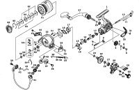 【ダイワ純正お取り寄せパーツ：納期1ヶ月】10レブロスMX 3000　製品コード：00058287