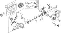 【ダイワ純正お取り寄せパーツ：納期1ヶ月】17ワールドスピン 3000　製品コード：00050418