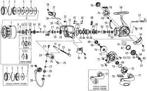 画像1: 【ダイワ純正お取り寄せパーツ：納期1ヶ月】ブラディア 2004　製品コード：00055933