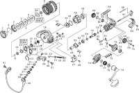 【ダイワ純正お取り寄せパーツ：納期1ヶ月】14Xファイア 2510R-PE　製品コード：00055562