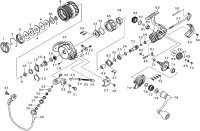 【ダイワ純正お取り寄せパーツ：納期1ヶ月】15紅牙MX 2508PE-H　製品コード：00056195