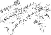 【ダイワ純正お取り寄せパーツ：納期1ヶ月】17紅牙EX 2508RPE-H　製品コード：00056202