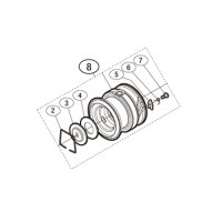 【シマノ純正お取り寄せパーツ：納期1ヶ月】16ナスキー純正スプール【中サイズ送料】