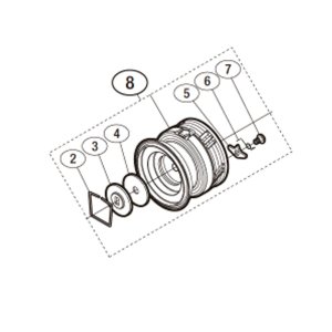 画像1: 【シマノ純正お取り寄せパーツ：納期1ヶ月】18サハラ純正スプール（500）商品コード：038883 8番 S Part No. 10S7T スプール組【中サイズ送料】