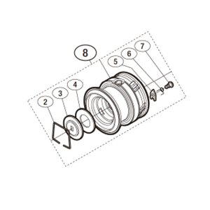 画像1: 【シマノ純正お取り寄せパーツ：納期1ヶ月】17サハラ純正スプール【中サイズ送料】