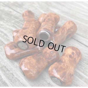 画像3: 【FHF】ウッド ハンドルノブ パドル形 花梨瘤単色 F-08