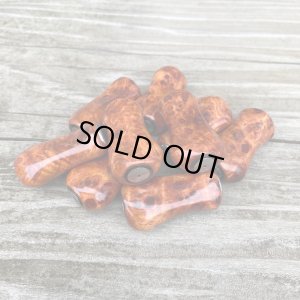 画像2: 【FHF】ウッド ハンドルノブ パドル形 花梨瘤単色 F-08